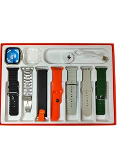 WS Smart Watch WS-X90 Max Series 9, 7 IN 1 With Health Fitness Tracker Sport Watch , 7 addition Replacement Band 49MM-Multicolour  - Image 3
