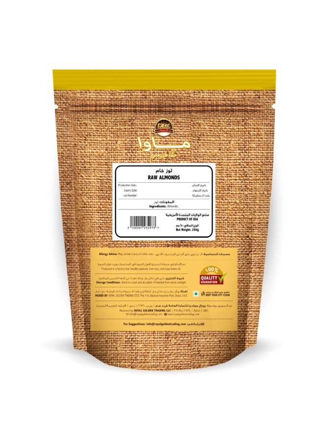 Mawa Raw Almonds 250g - Image 2