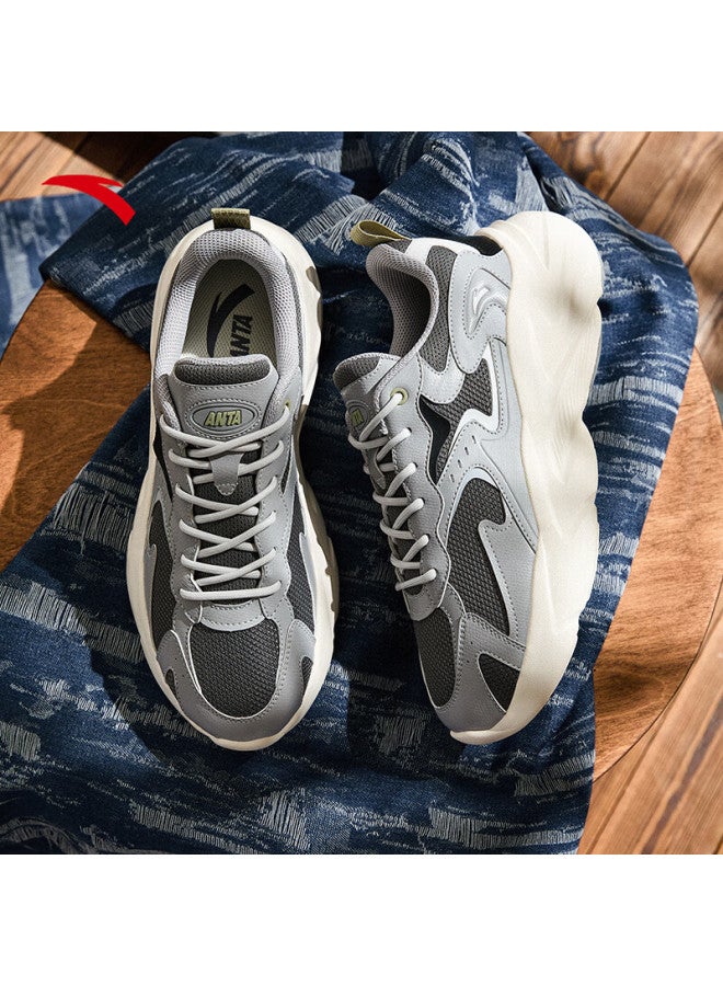 ANTA Anta Cloud Start Dad Shoes Men's New Soft Bottom Shock Absorbing Wear-resistant Shoes Men Comfortable Running Shoes Casual Shoes Sports Shoes  - Image 1