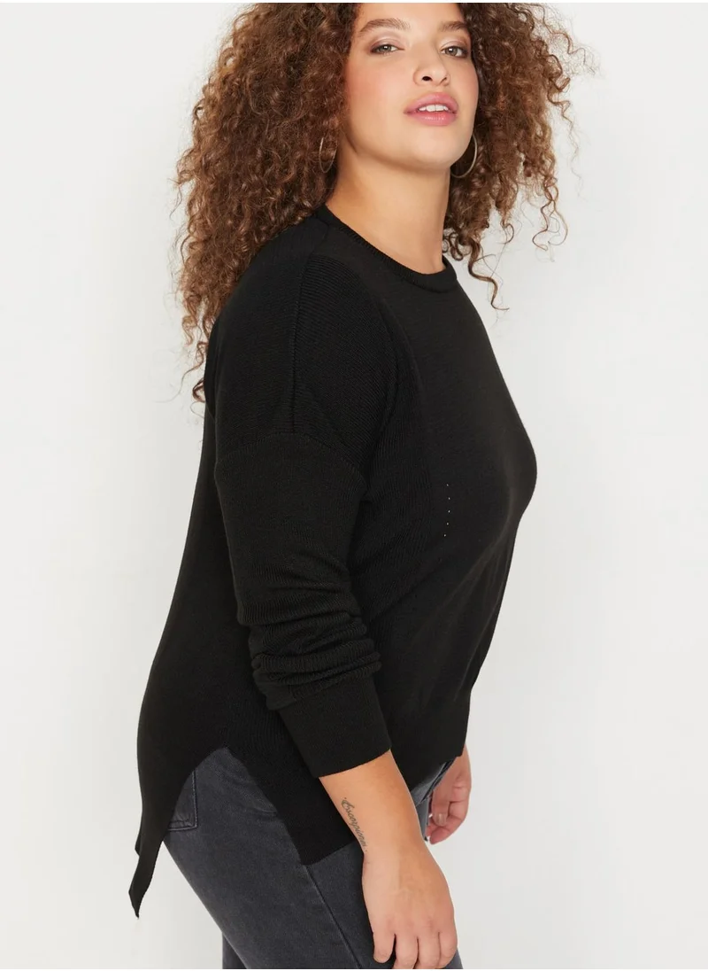 Trendyol Curve Crew Neck Knitted Sweater