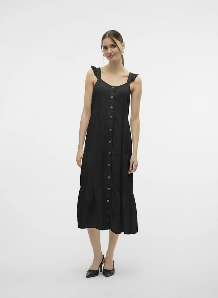 VERO MODA Calf Button Dress