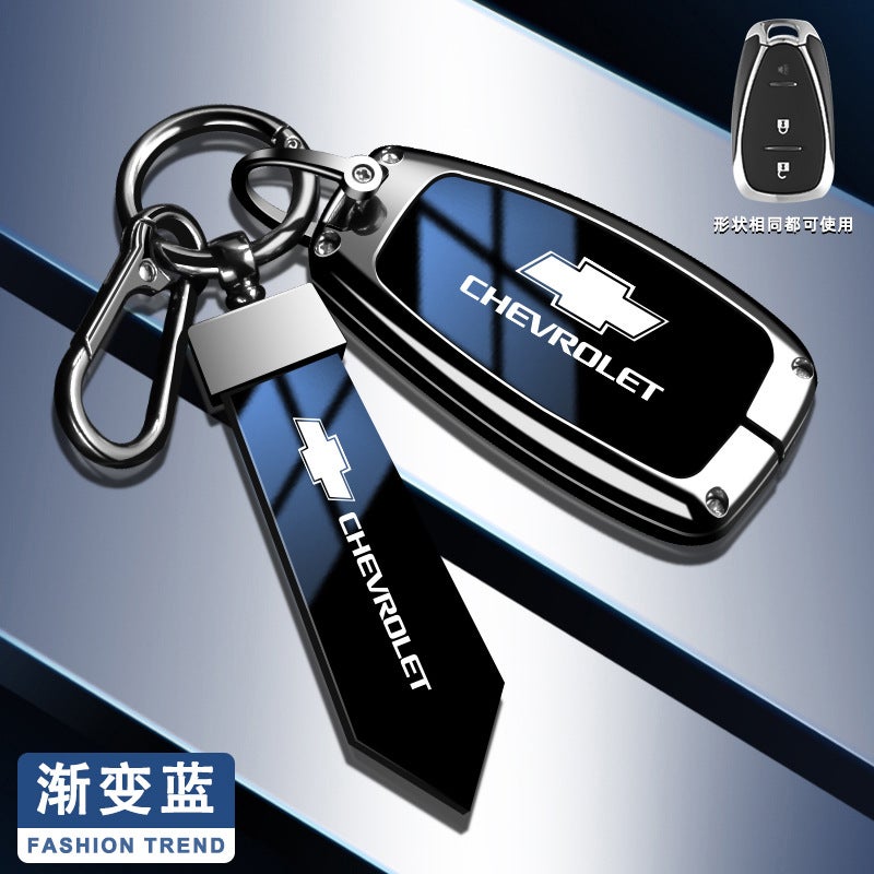 Chevrolet Protective Car Key Case Cover for Chevrolet Cruze, Cavalier, Malibu XL - Zinc Alloy, High-End Style - Image 1
