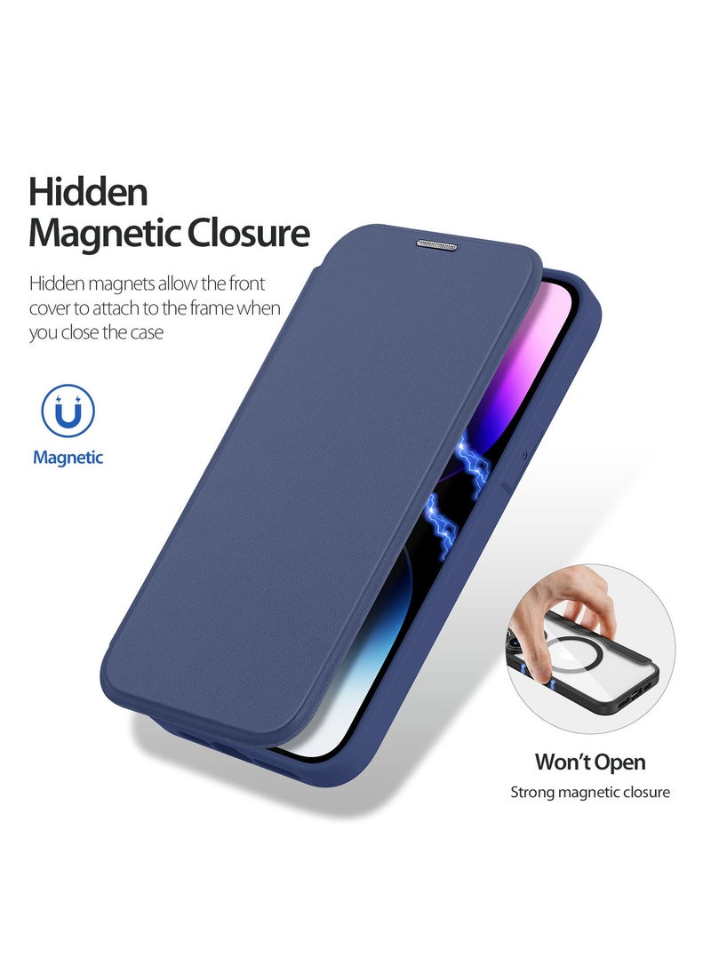 DUX DUCIS - DUX DUCIS Skin X Pro Series Case for iPhone 14 Pro Max With Wireless charger compatible with MagSafe - Blue - Image 1