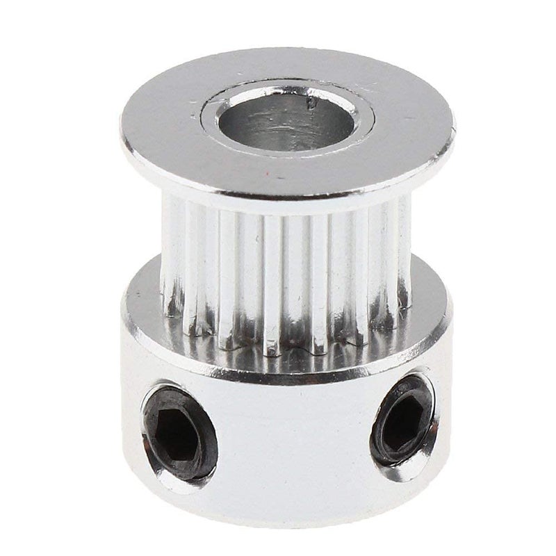 TESSERACT GT2 20 Teeth Pulley/Timing Pulley with Bore 5mm I Timing Aluminum Drive Pulley for GT2 6mm Open Timing Belt I 20T W6 B5 GT2 Pulley I For 3D Printers/Laser Machines/CNC Machines (Qty: 4) - Image 3
