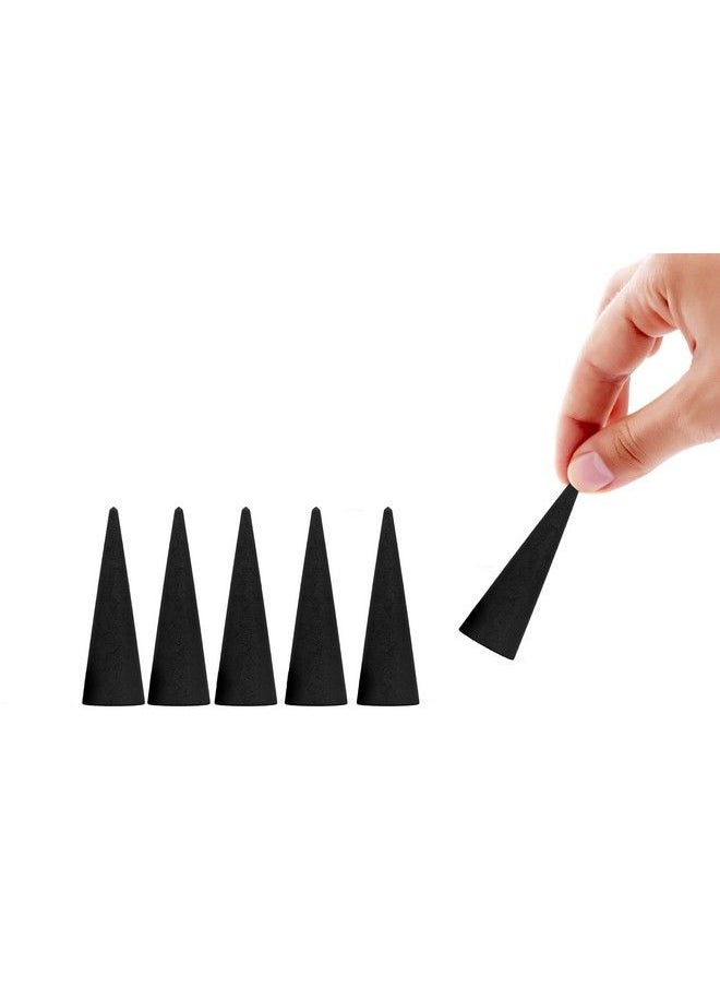 Plant Guru Frankincense Charcoal Incense Cones 2" Backflow 60 Pack Bulk Natural Scented Cones Handmade Hand Dipped  - Image 5