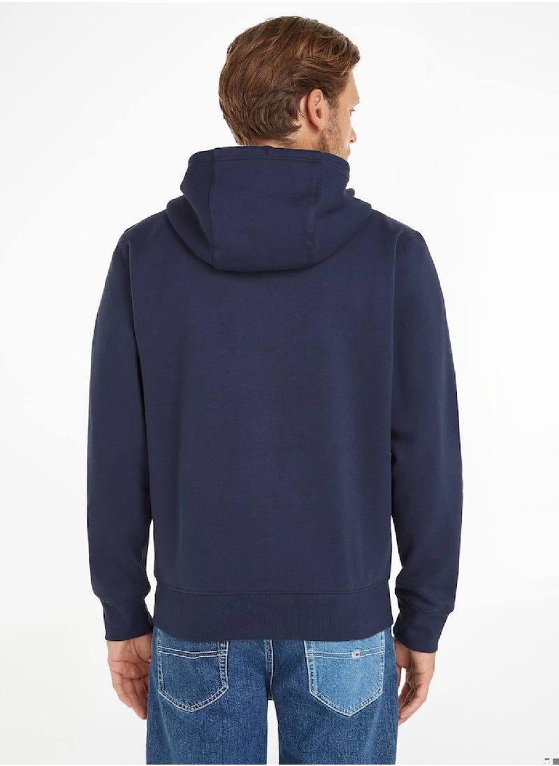 TOMMY JEANS Organic Cotton Fleece Zip-Thru Hoody  - Image 2