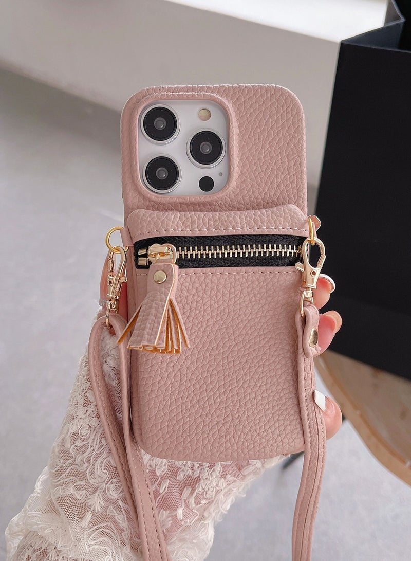 Suteni Back Cover Card Slots Leather Phone Case for iPhone