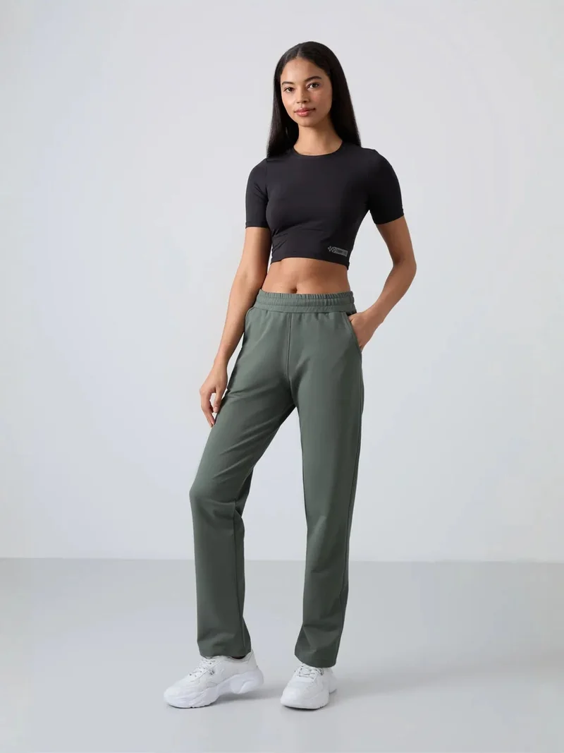 تومي لايف TOMMY Women’s Straight-Leg Fleece Sweatpants