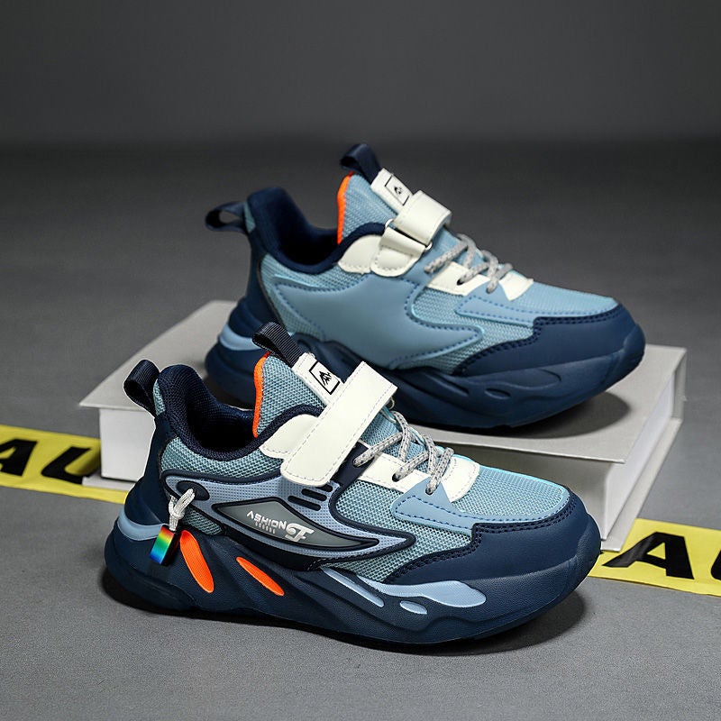 Mesh Sneakers Lightweight Flexible Sole Walking Shoes For Kids Indoor And Outdoor Activities - Image 1
