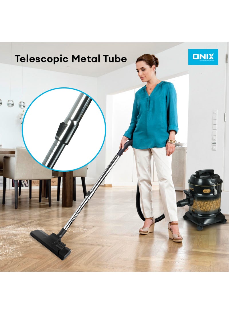 ONIX VACUUM CLEANER 18 LTR - Powerful 2000W Input, Large 18 Liter Dust Capacity, Blower Function, and Convenient Carrying Handle- Black  - Image 3