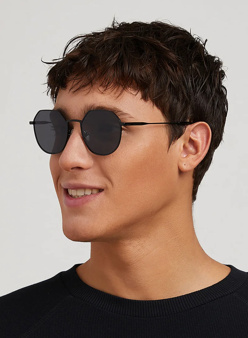 30Sundays 30Sundays Turn Up Men's Sunglasses, Black