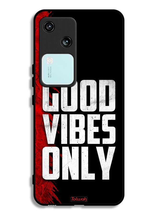 Tolwak Vivo S18 5G Protective Case Cover Good Vibes Only - Image 1