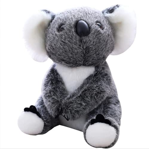 NatureMan Koala Bear Stuffed Plush Animal Simulation Koala Doll Toy Gift for Kids Gray11inch - Image 1