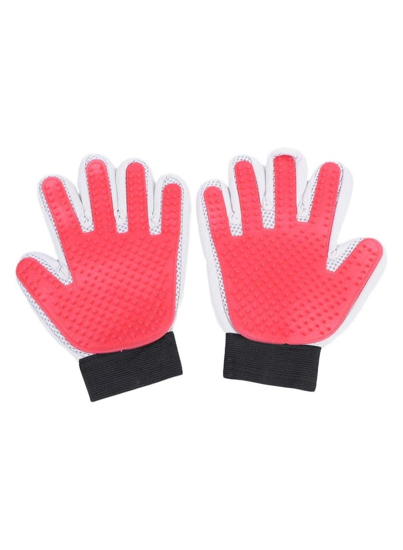 Oasisgalore Pet Hair Removal Gloves Five Finger Massage Design - Image 1