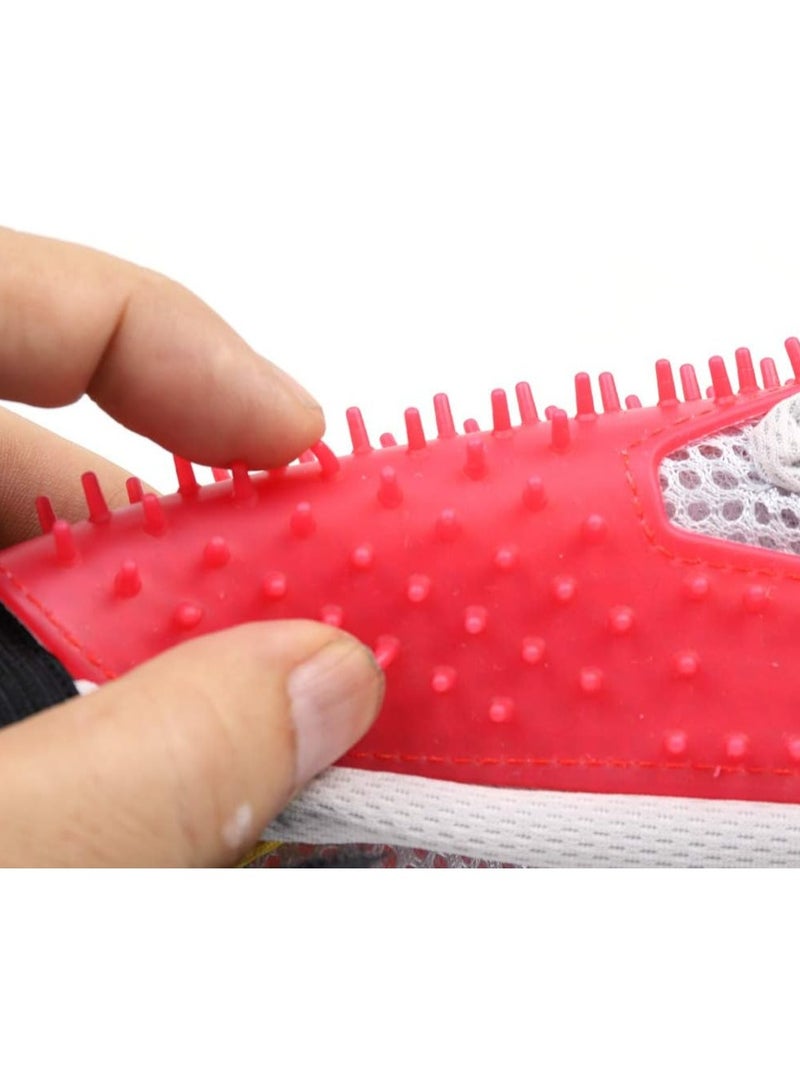 Oasisgalore Pet Hair Removal Gloves Five Finger Massage Design - Image 4