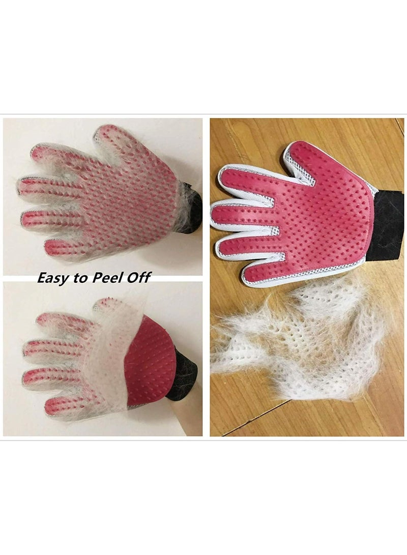 Oasisgalore Pet Hair Removal Gloves Five Finger Massage Design - Image 5