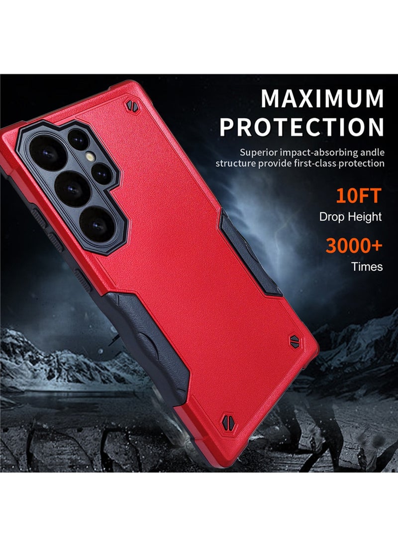X-level Samsung Galaxy S24 Ultra Case Cover Rugged Military Support Wireless Charging Shockproof Camera Len Protection Anti-scratch Comfortable Touch Feel Hard Back Cover Phone Accessories Protector  - Image 5