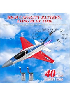 RC Airplane Toys F-16 Fighting Falcon 2.4Ghz 2CH Remote Control Plane Jet RC Fighter Airplanes Ready to Fly Beginner RC Plane with Lights RC Aircraft Toy Gifts for Boys Adults, 2 Batteries - pzsku/Z2C9A67A871E54F0E5480Z/45/_/1730121721/874ba738-811f-48f7-8156-8c48d6a3200c