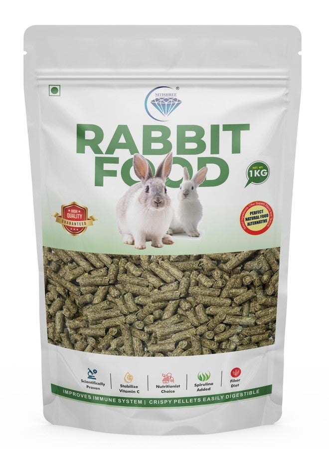 طعام نيتيشري الممتاز للأرانب البالغة على شكل حبيبات، اختيار أخصائيي التغذية (طعام الأرانب 1000 غرام) - Image 1