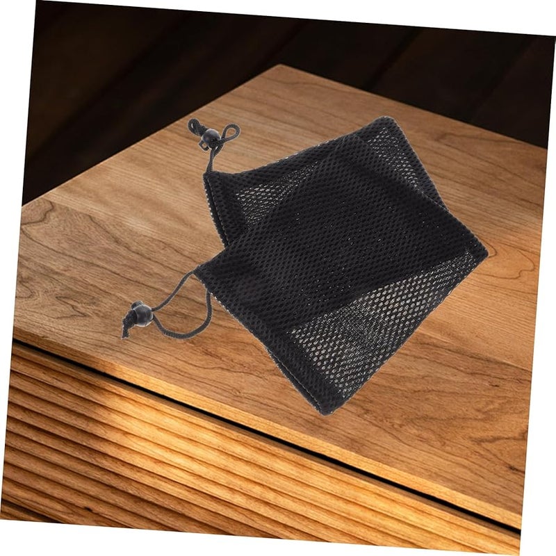 2Pcs Black Small Drawstring Bags For Cube Toys Soft Protective Portable Storage Pouch - Image 5