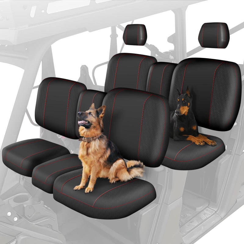 BORDAN UTV Seat Cover for Can Am Defender MAX 20182024MAX DPS 20172024 Heavy Duty 1680D Waterproof Full Protection Outdoor Seat Cover Set14 PCS