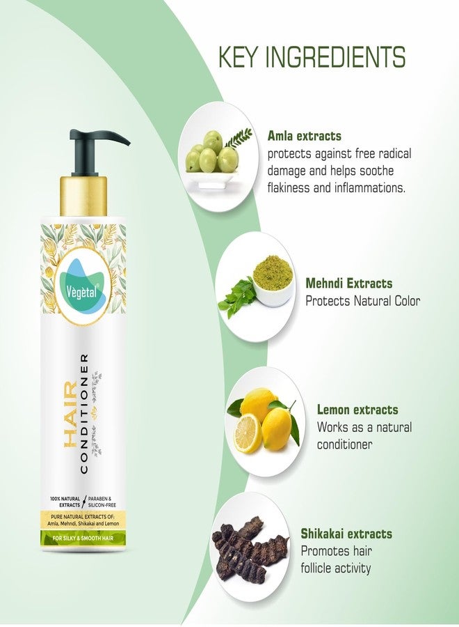 فيجيتال بلسم شعر نباتي طبيعي، خالٍ من البارابين والسيليكون، تركيبة مُرمِّمة ومُغذِّية لشعر ناعم كالحرير، 200 غرام، عبوة من 3 قطع - Image 5