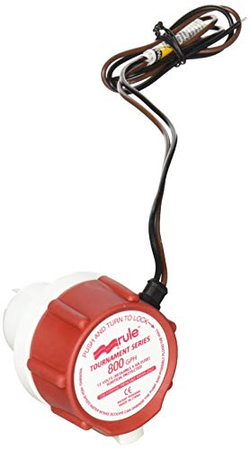 Jabsco Rule 46DR Replacement Motor - 800 GPH Livewell/Baitwell Pump - 12V Water-Cooled Motor with Stainless Steel Shaft - Easy Snap-In Cartridge for Tournament Series Livewell Pump - Image 4