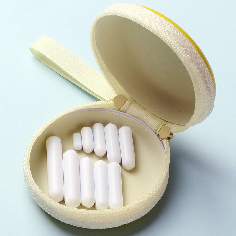 Ks-Tek 10pcs PTFE Magnetic Stirrer Mixer Stir Bar,White Color,Laboratory Bar,Stir Plate Bar,Stir Plate Magnet,Stir Rod Magnetic - Image 1