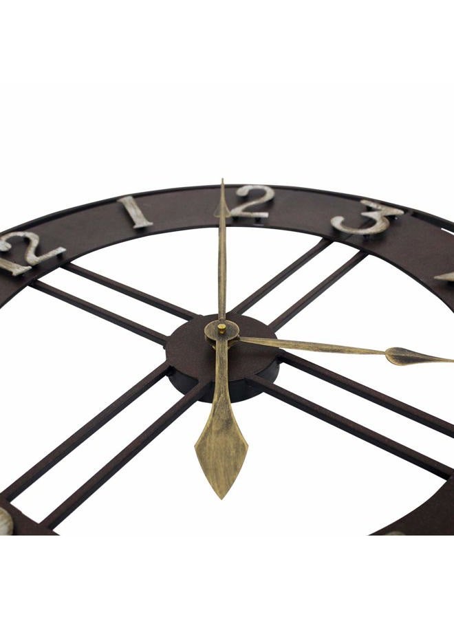 Growsun Metal Rust Large Wall Clock 30 inch - Image 4