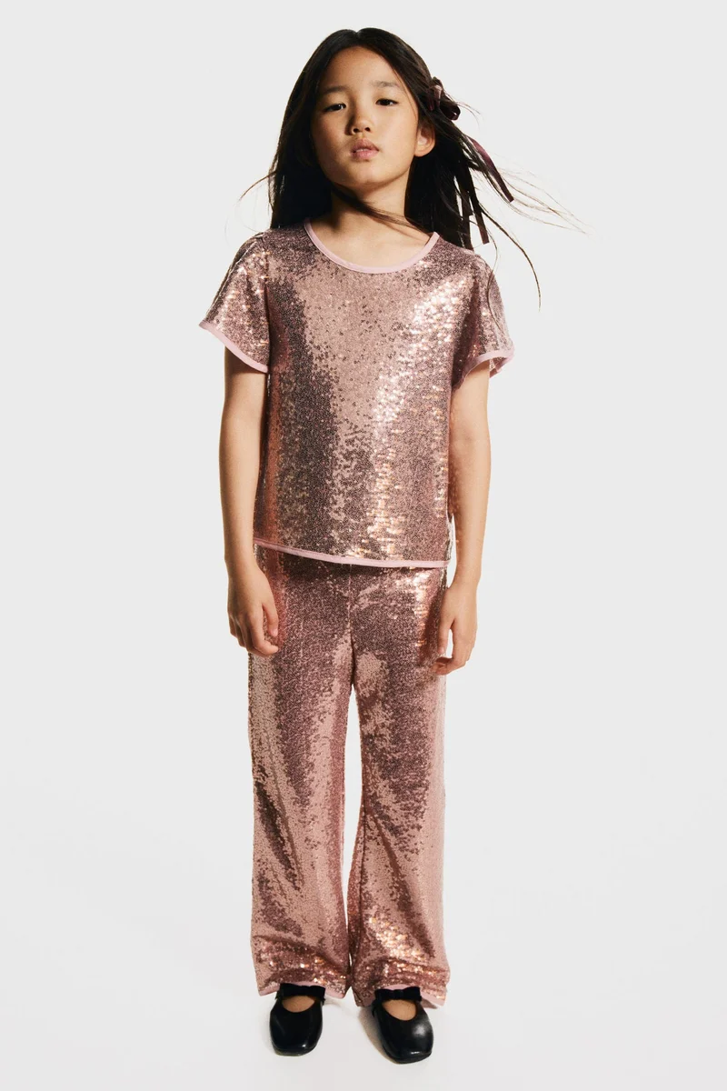 H&M Sequined trousers