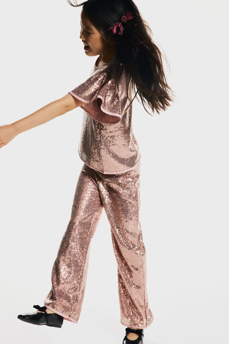 H&M Sequined trousers