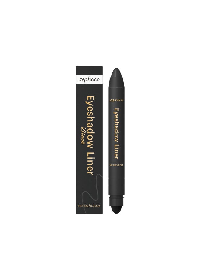zephoco Black Dual-end Eyeliner Pen, Smooth And Silky For Multi-occasion Eye Makeup, Natural Color With Easy Application For Beginners - Image 1