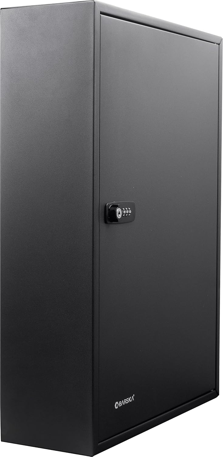 BARSKA Barska Adjustable Key Cabinet Lock Box with Colorful Key Tag Labels  200 POSITION  COMBINATION LOCK  BLACK - Image 5
