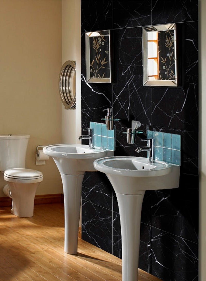 Sharpdo 5Pcs 3D Wall Sticker Set Waterproof Wallpaper Panels Wall Decoration Covering For Kitchen And Living Room 30*30CM - Image 4