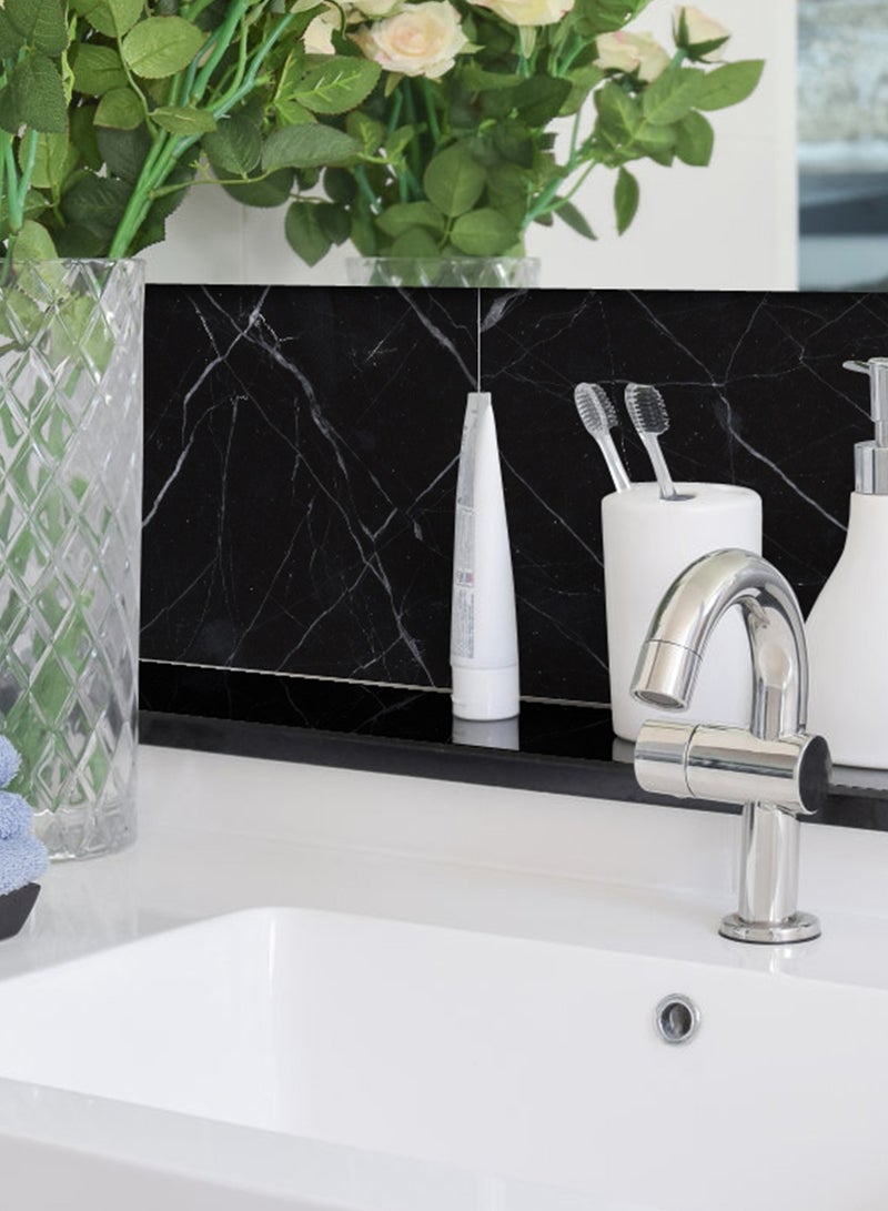 Sharpdo 5Pcs 3D Wall Sticker Set Waterproof Wallpaper Panels Wall Decoration Covering For Kitchen And Living Room 30*30CM - Image 2