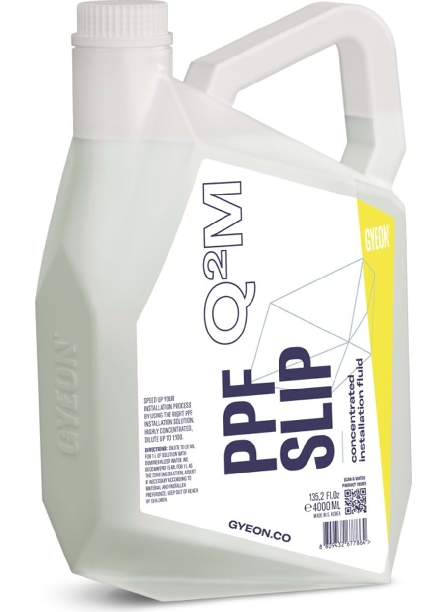 Gyeon Q²m Ppf Slip Ppf Foil Mounting Adhesive Liquid Concentrate - 4000 ml  - Image 1