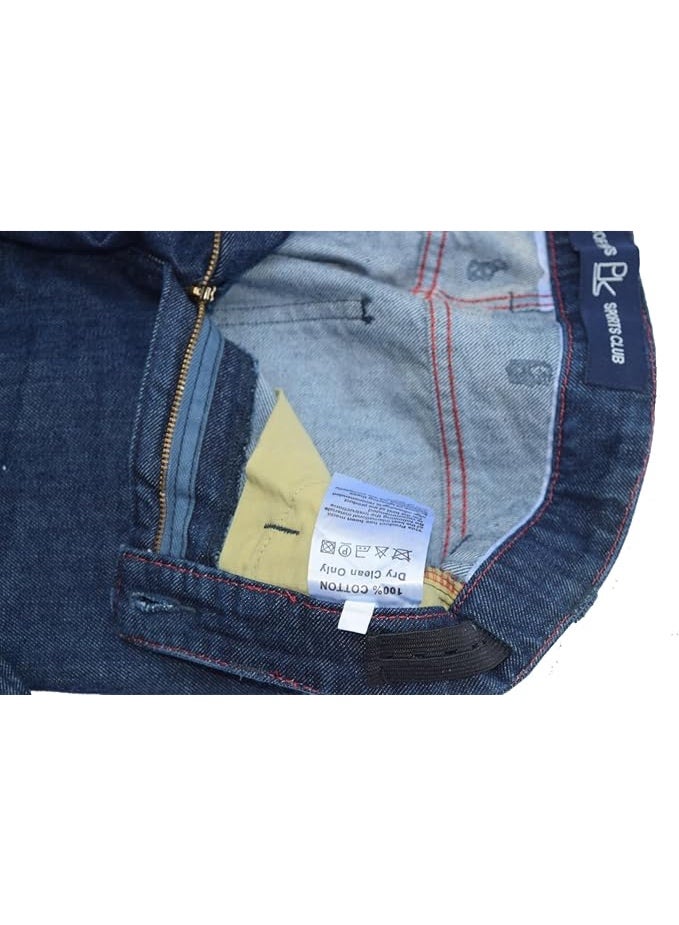 PROF.KNOTS Boy's Jeans, PROF, KNOTS Classic Fit Denim Pants, Blue 100% Cotton Non-Stretch, 5-Pocket Casual Trousers for Kids - Image 2