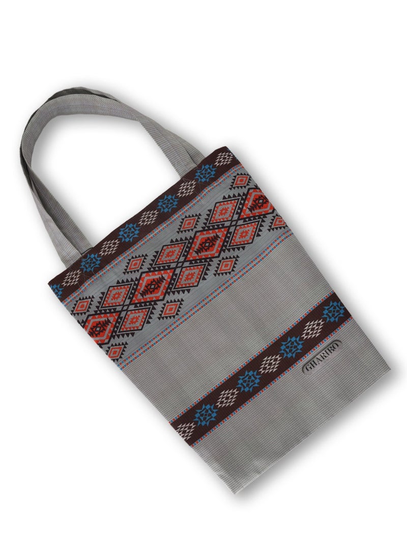 Gharibo Bags casual printed satin triangle tote  bag T230022C - Image 2