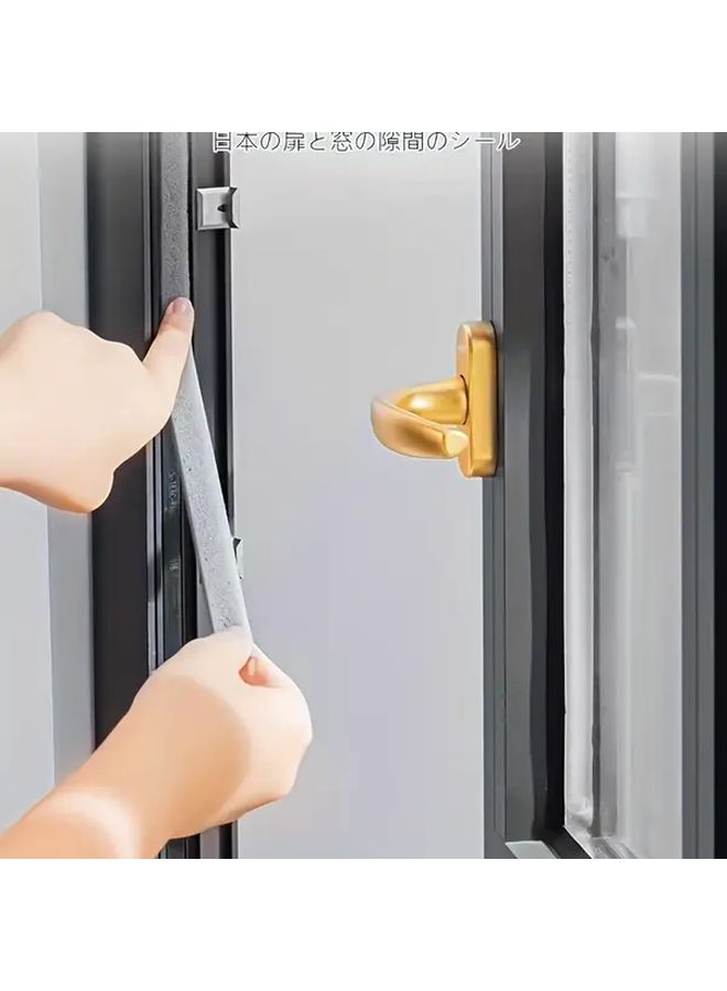 2 Rolls Self Adhesive EVA Foam Tape For Sound Proof And Dust Proof Door Window Sealing 4m Per Roll - Image 3