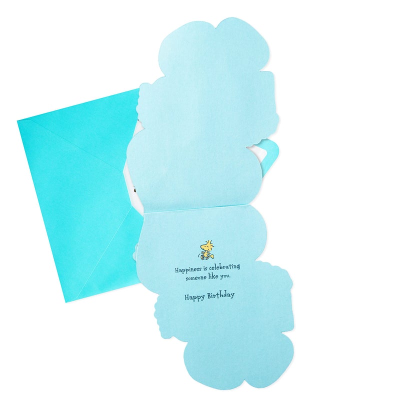 Hallmark Signature Peanuts Birthday Card (Snoopy, Happiness) - Image 2