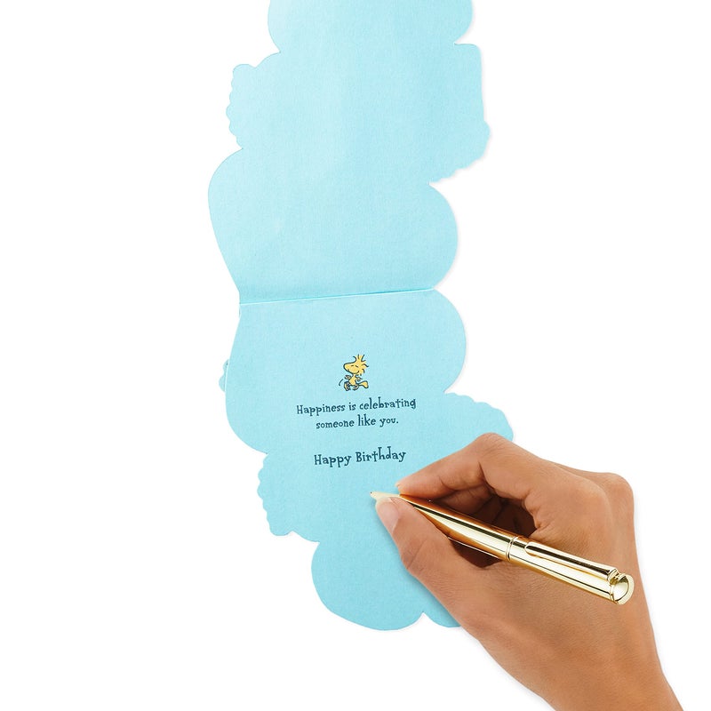 Hallmark Signature Peanuts Birthday Card (Snoopy, Happiness) - Image 5