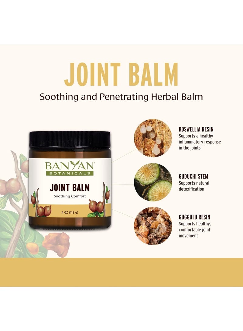 Banyan Botanicals Banyan Botanicals Joint Balm – Organic Balm for Joints with Boswellia and Guggulu – for Supporting Comfortable Joints and Overall Joint Health – 4 oz – Non-GMO Sustainably Sourced Petroleum Free - Image 2