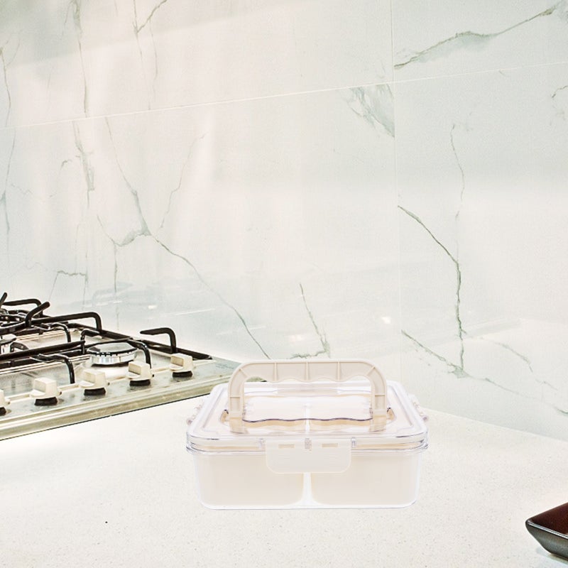 Seasoning Box Keeper 6-slot Fridge Organizer Portable Containers Reusable Fridge Tray - Image 4