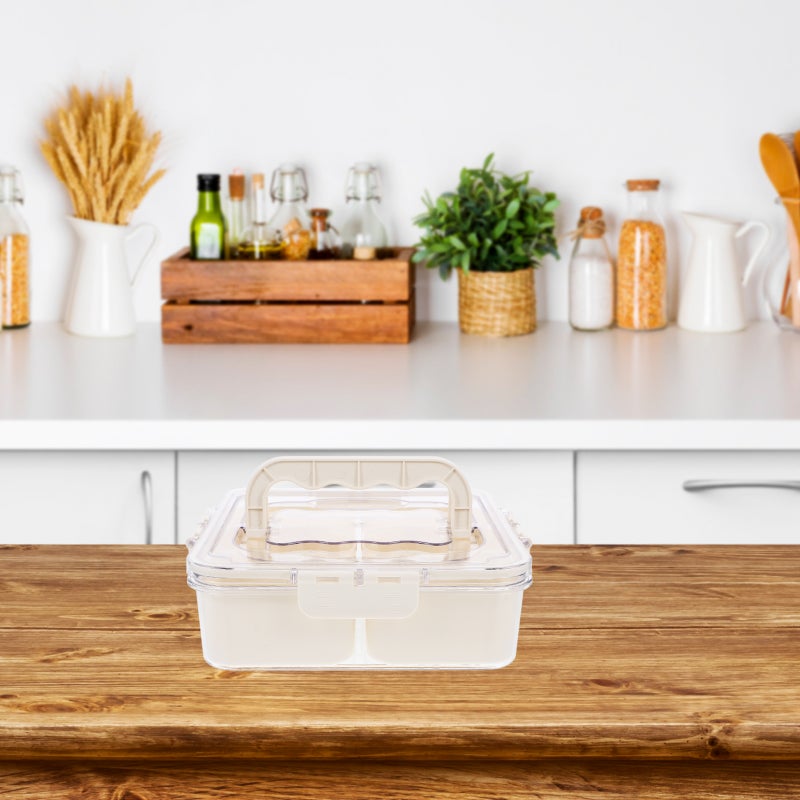 Seasoning Box Keeper 6-slot Fridge Organizer Portable Containers Reusable Fridge Tray - Image 5