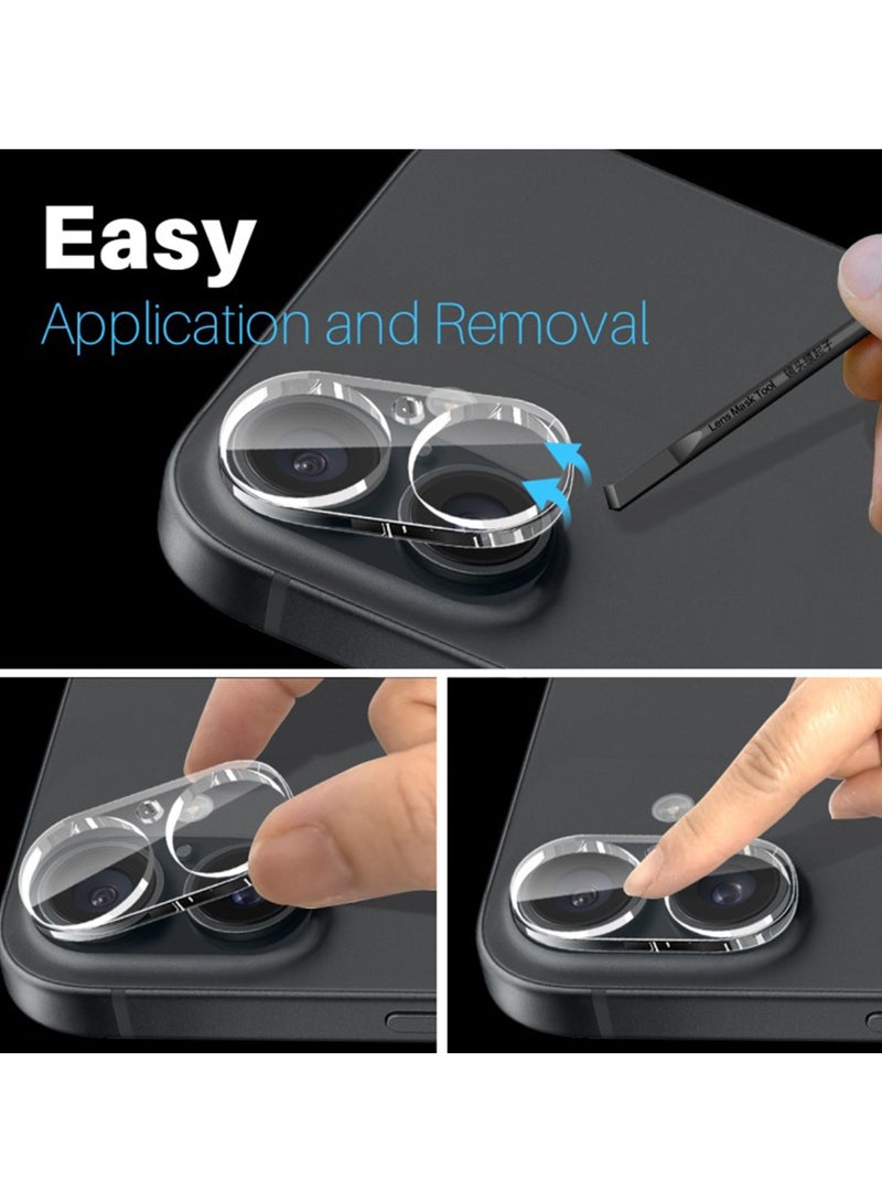 All Inclusive HD Mobile Phone Lens Film for iPhone 16/16PLUS - Image 4