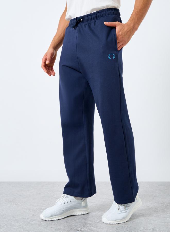 Styli Navy Blue Oversized Joggers - Image 1