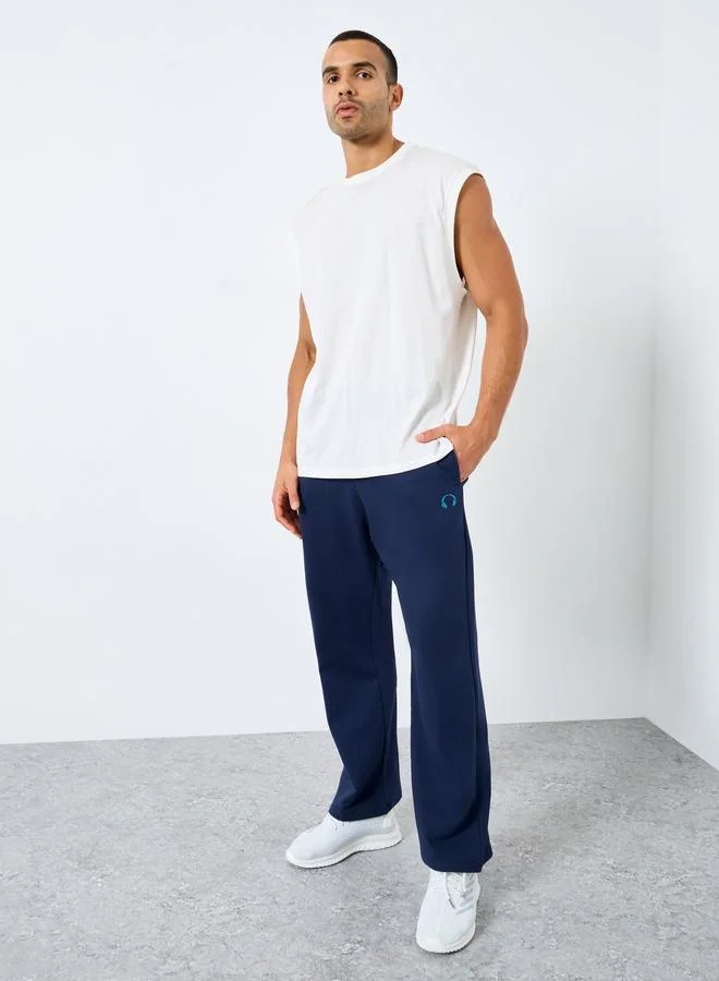 Styli Navy Blue Oversized Joggers