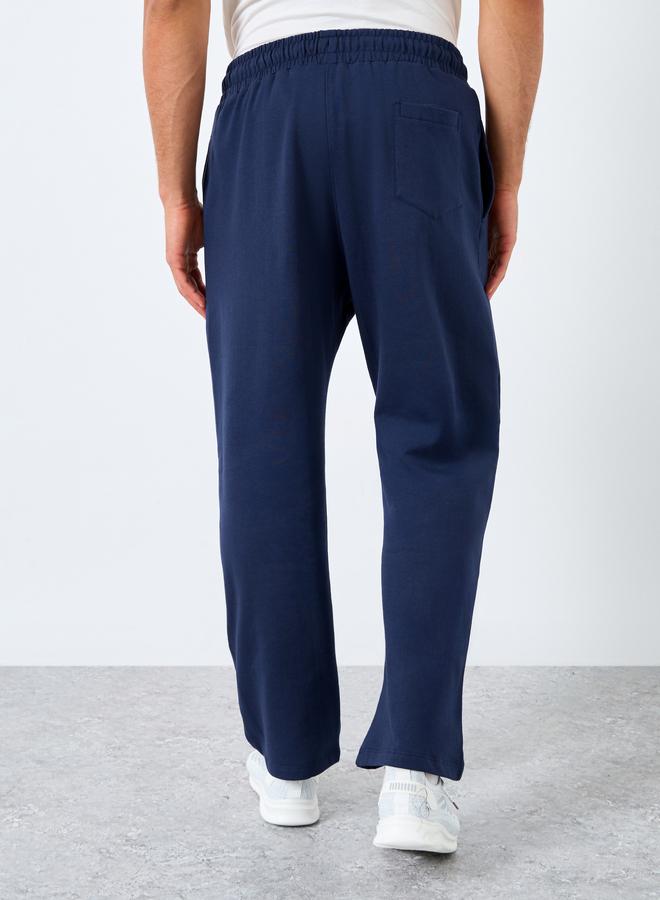 Styli Navy Blue Oversized Joggers - Image 4