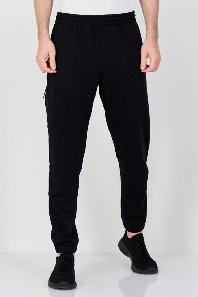 MOTION Men Sportswear Fit Outdoor Sweatpants, Black - Image 1