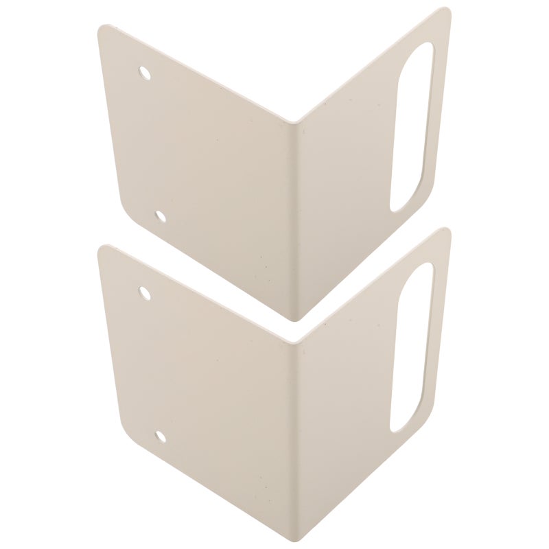 2Pcs Mattress Gripper White Anti Slip Bed Frame Holder for Home Use No Drill Installation - Image 4
